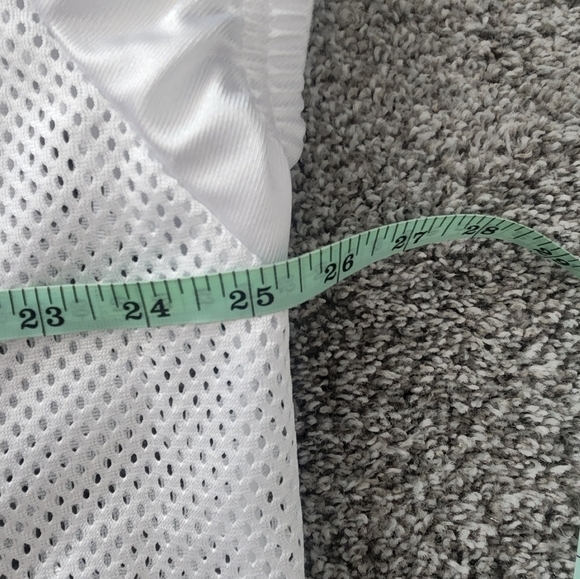 Russell Athletic Men Jerseys White Short Sleeve Football Mesh. Size XL. New with - Picture 3 of 5